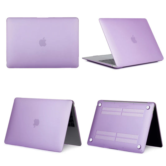 Crystal Purple - MacBook Case (Keyboard Cover + Screen Protector Included)